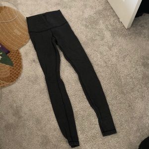 Lululemon wunder under gray legging